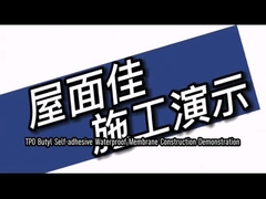 Bondsure® TPO Tahan Cuaca Butyl Self Adhesive Waterproofing Membrane